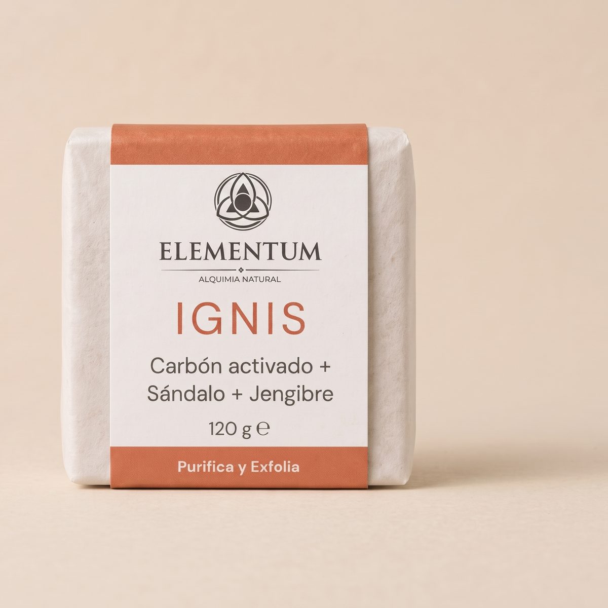 IGNIS: Carbón activado + Sándalo + Jengibre
